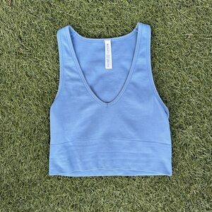 Athleta Aurora Seamless Crop Rib Tank